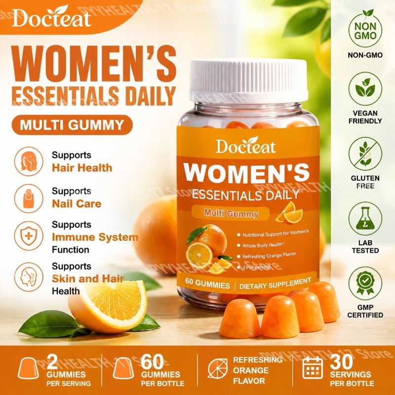 Multivitamin Gummy Adult - Docteat Women's Essentials Daily Multi Gummy
