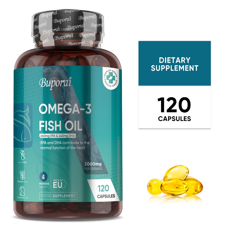 Omega 3 Fish Oil - Omega-3-Fischöl 2000mg - mit EPA und