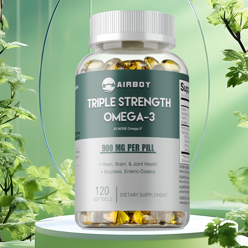 Omega 3 Fish Oil - Omega-3-Fischöl – verbessert die Aufnahme, unterstützt