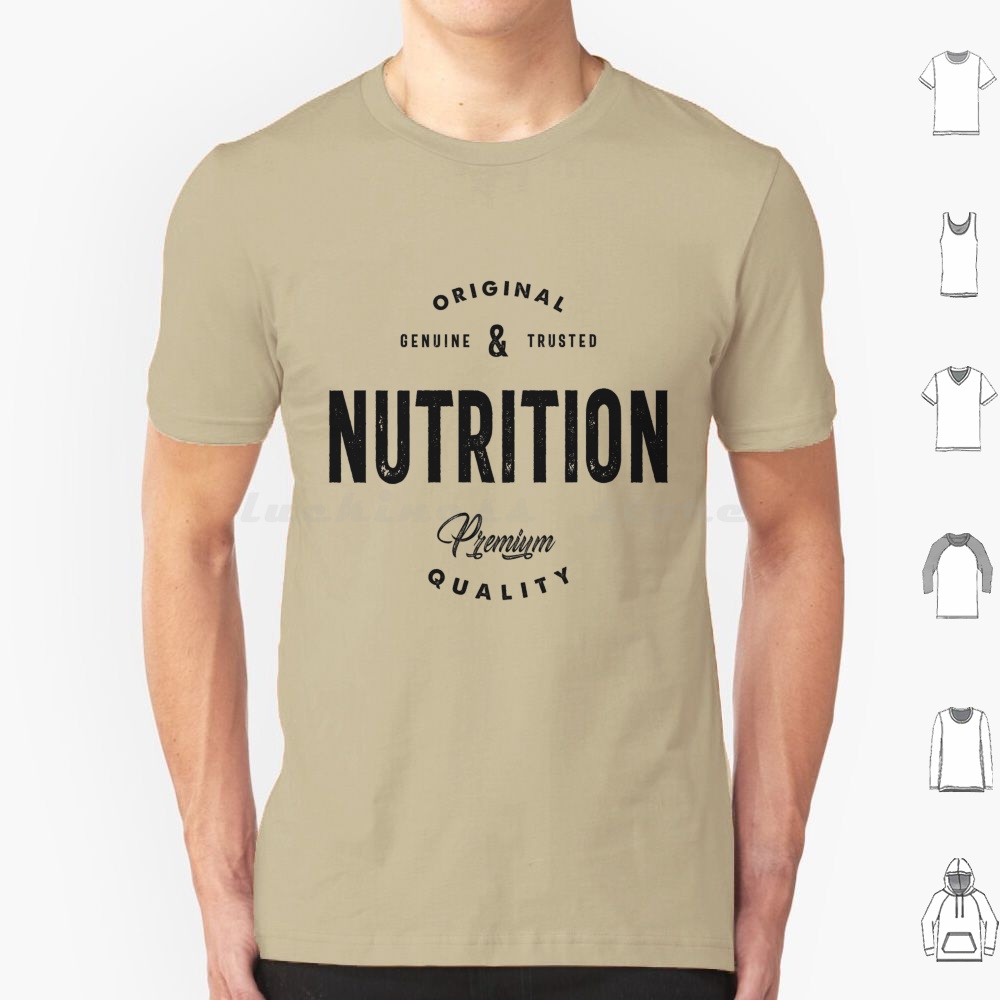 Nutrition & Fitness Station - Ernährung Original T Shirt Baumwolle Männer