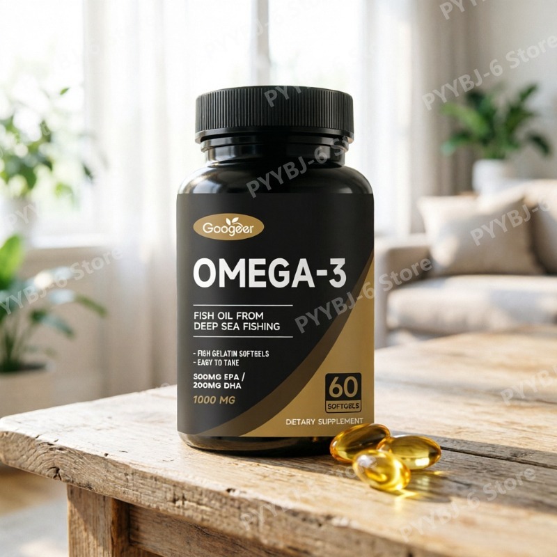 Omega 3 Fish Oil - Omega-3 Fischöl 1000mg Softgels 300mg EPA