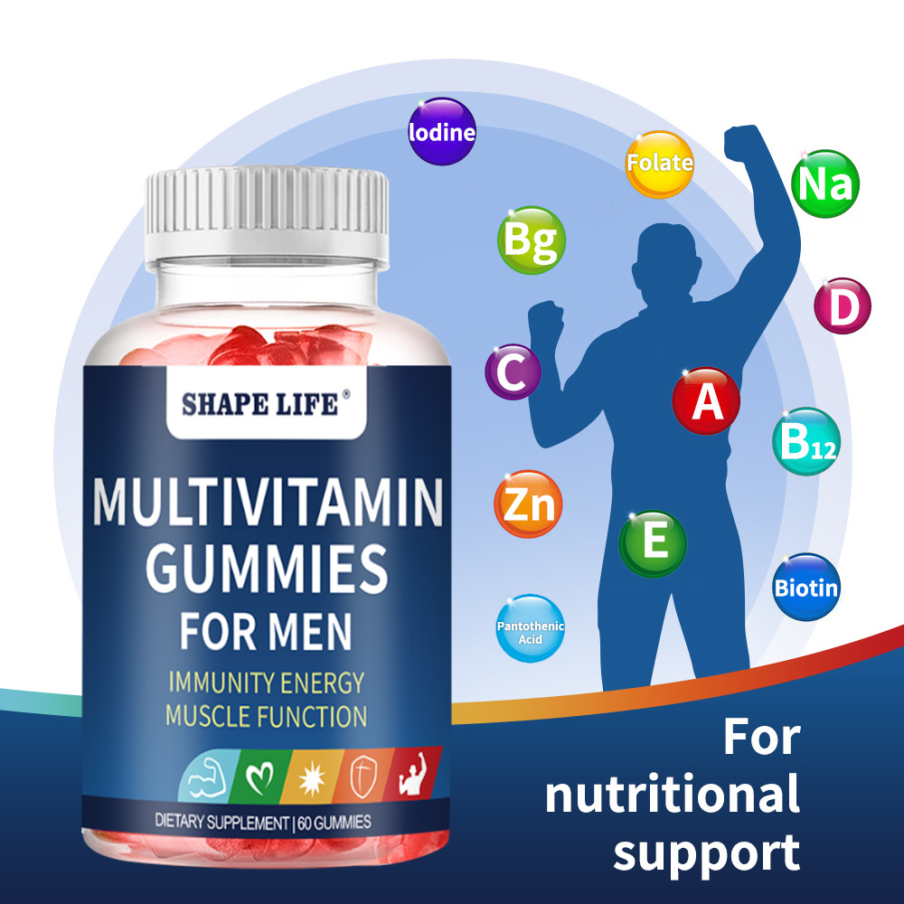 Multivitamin Gummy Adult - Multi-Vitamin-Gummis für Männer ergänzen die tägliche