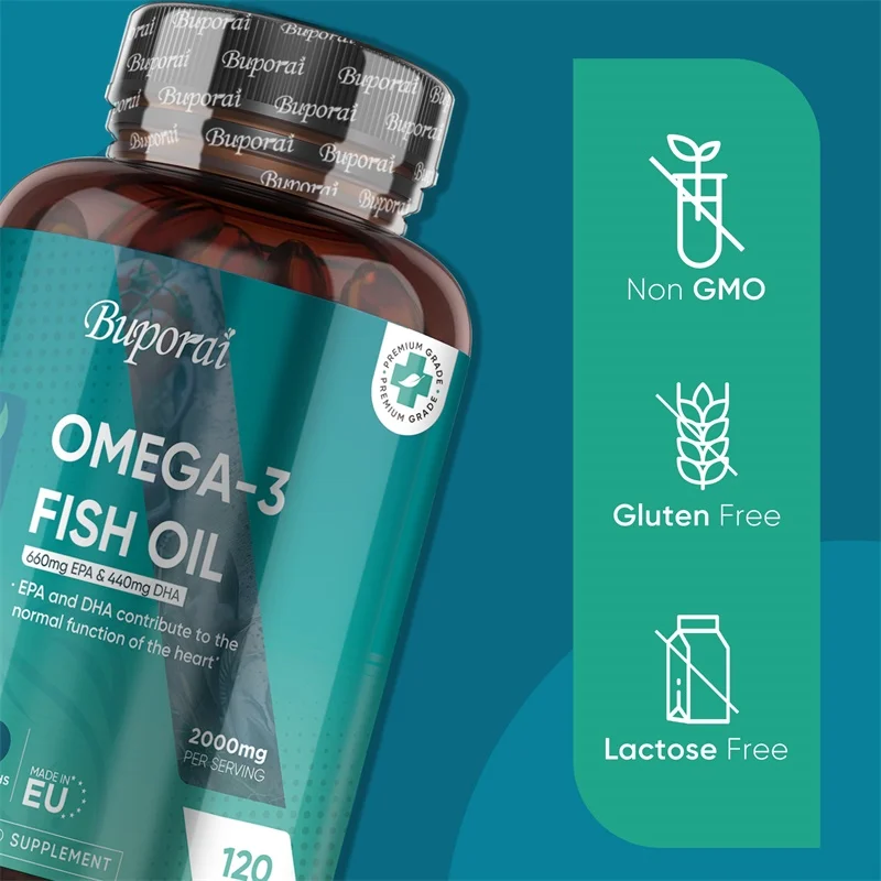 Omega-3-Fischöl 2000mg - mit E – Omega 3 Fish Oil Bewertung und Preis