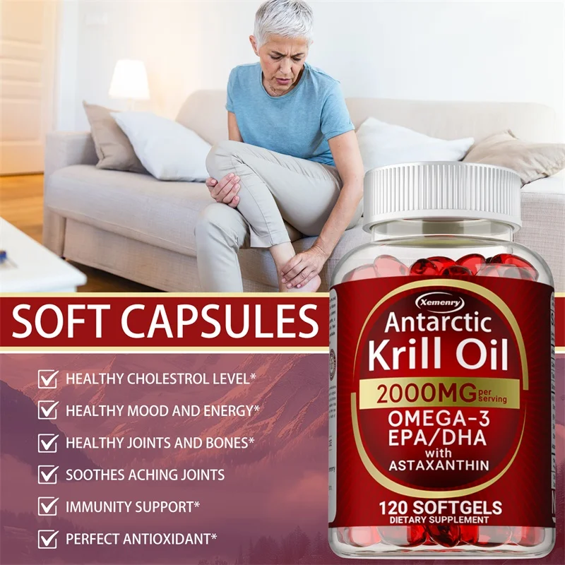Antarktische Krillölkapseln –  – Omega 3 Fish Oil Bewertung und Preis