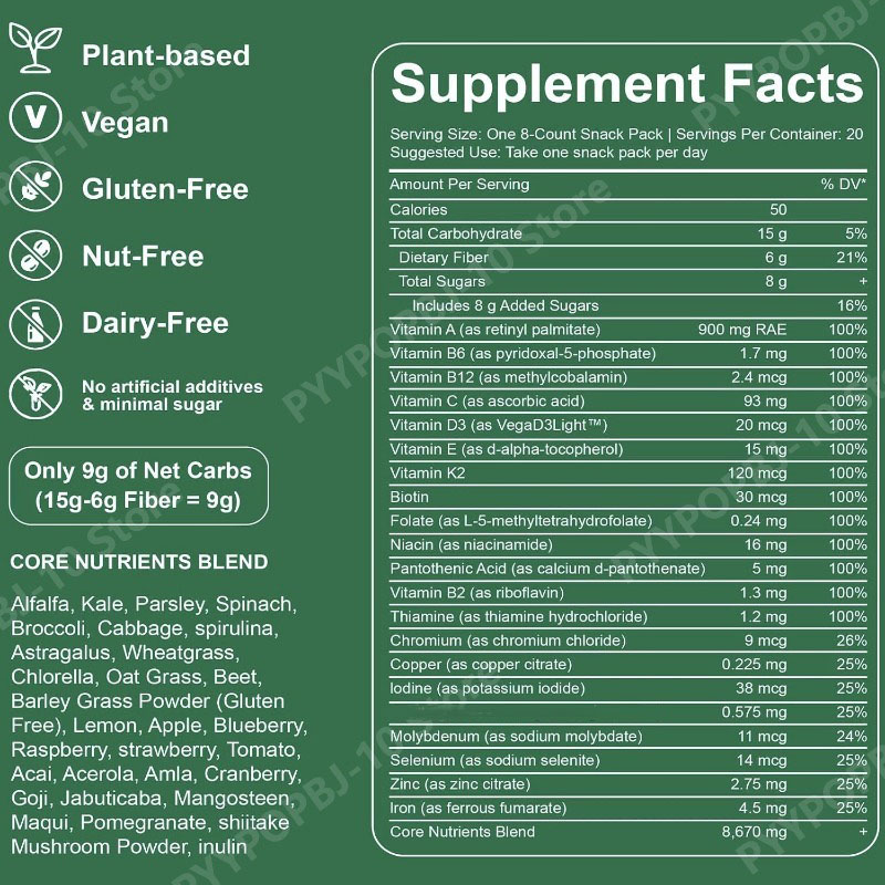 Greens Gummies Bio-Chlorella u – Multivitamin Gummy Adult Bewertung und Preis