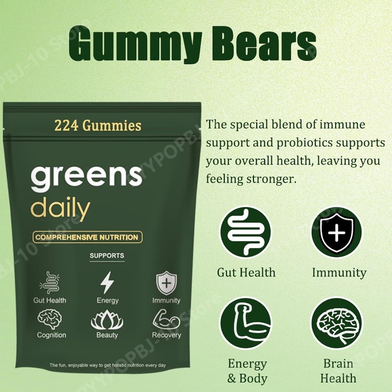 Greens Gummies Bio-Chlorella u – Multivitamin Gummy Adult Bewertung und Preis