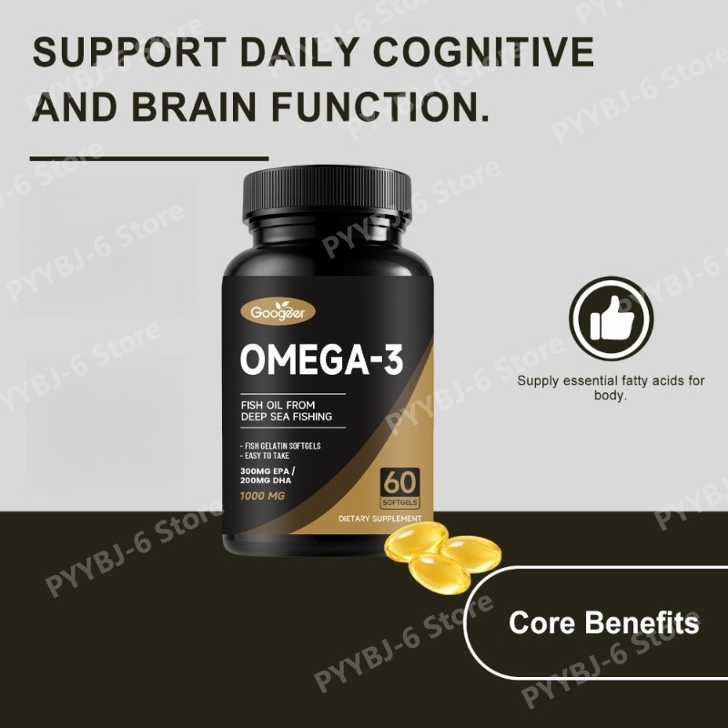 Omega-3 Fischöl 1000mg Softgel – Omega 3 Fish Oil Bewertung und Preis
